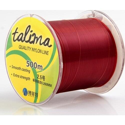 Super High quality Japan original Nylon fishing line 500M extreme super strong nylon fishing line fishing tackle