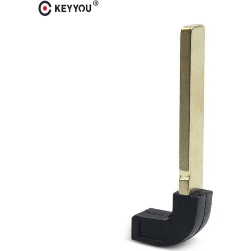 KEYYOU Replacement Uncut Smart Emergency Insert Key Blade For Volkswagen VW Passat B8 New Magotan B5 Skoda A7 Variant Auto Key