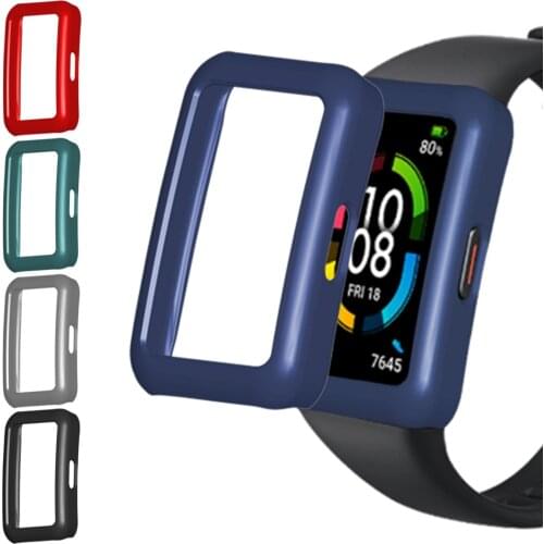 Protector Case For Honor Band 6 Smart Watch Protective Cover PC Edge Frame Bumper Shell For Huawei Honor Band 6 Case Accessories