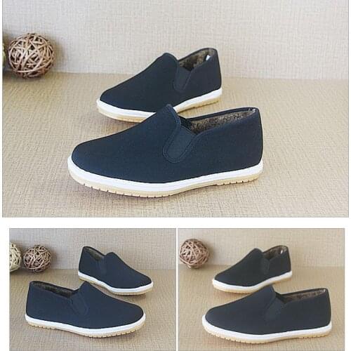 Winter warm tai chi martial arts wushu shoes shaolin monks kung fu shoes wing chun sneakers high quality