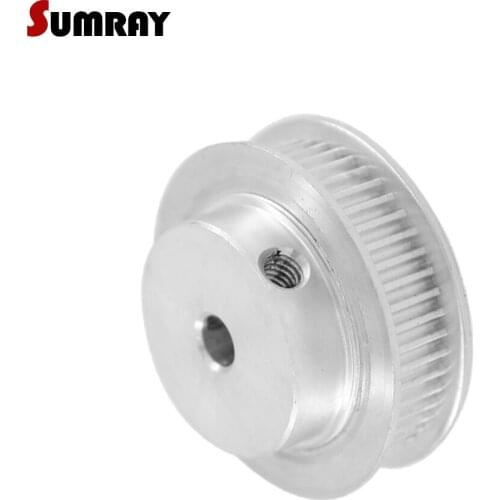 SUMRAY 2GT Timing Pulley 42T 5/6/8/10/12mm bore Gear Belt Pulley 7/11mm width GT2 Pulley Wheel for Engraving Machine