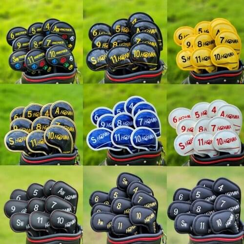 Golf irons Cover PU Leather BERES HONMA Golf Putter HeadcoverGolf Headcover 10pcs/set golf accessory