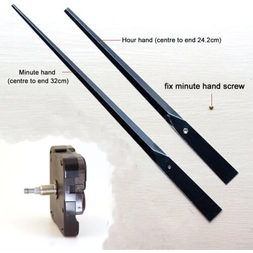 12888SMO High Torque "I" Shaft Step Movement 11mm screw axis length Quartz Movement With 1# Hands Clock Accessory DIY Clock Kits