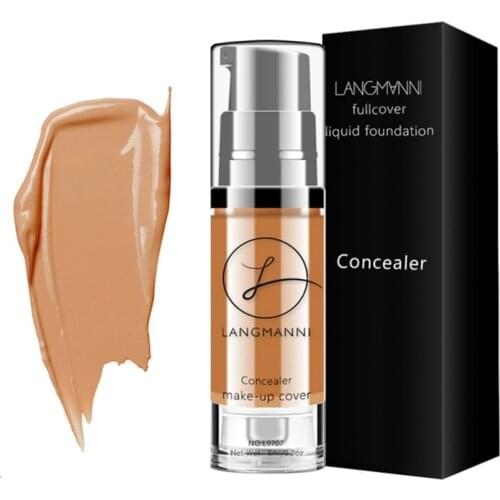 6 Colors Liquid Foundation Makeup Natural Concealer Whitening Waterproof Make Up Contour Cream Make Up Cosmetics