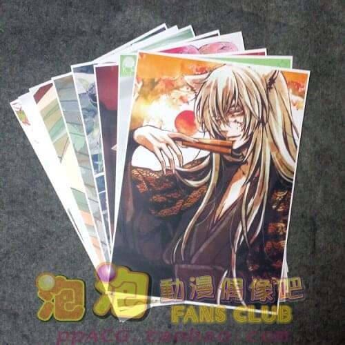 8Pcs B Set Kamisama Love Kamisama Kiss poster Momozono Nanami Tomoe Picture Posters Figures Poster 42x29cm Wall Home Decoration