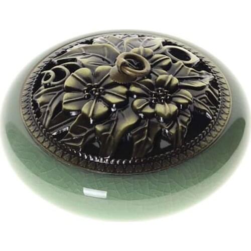 Large incense burner Mosquito-repellent incense ceramic bedroom fire safety mosquito incense burner sandalwood drive midge