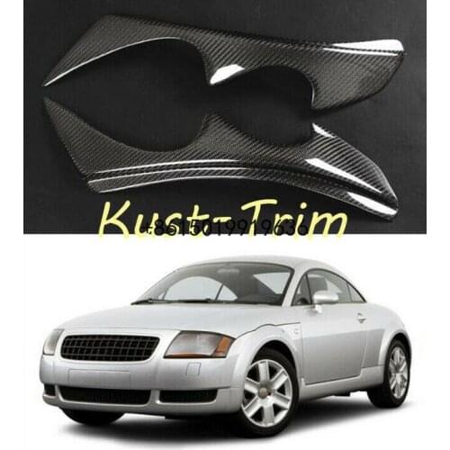 FOR Audi TT MK1 1998-2006 modified carbon fiber lamp eyebrow and headlamp decorative eyebrow patch 1 pair