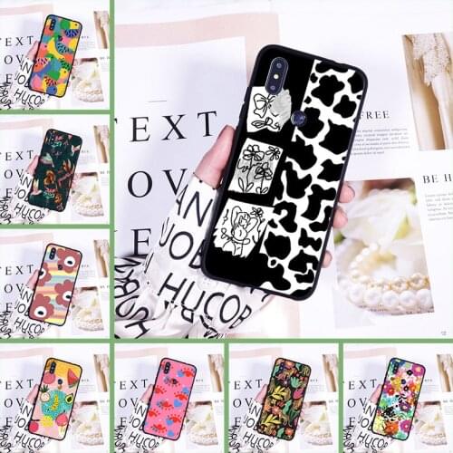 Aesthetic Flower Pretty Animal Back Cover For Xiaomi Mi Max Mix 1 2 2S 3 soft Phone Case Silicone For Xiaomi Mi Note 1 2 3