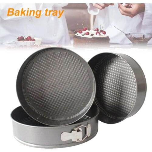 Non Stick Coated Cake Mold Baking Pan Spring Form Bakeware Tin Tray Tools SDF-SHIP