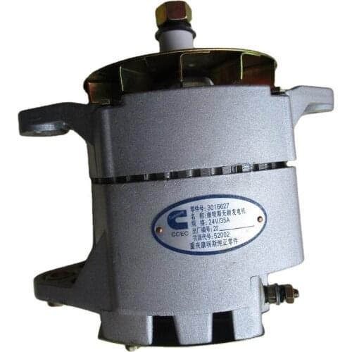 Alternator for Cummins Genuine parts K19 KTA19 QSK19 diesel engine Alternator 3016627 3904073