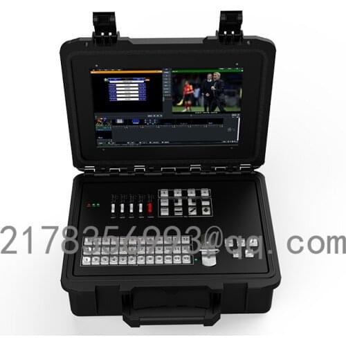 HD switchover station of Sky video live broadcasting / outdoor 4-8-way portable recording and broadcasting system