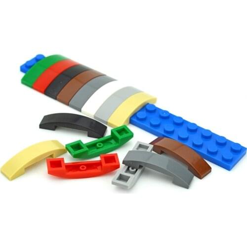 4x1 Double Hyperboloid Building Blocks DIY Bricks Assembles Particles Compatible with 93273 Slope Curved Special MOC Parts Toys