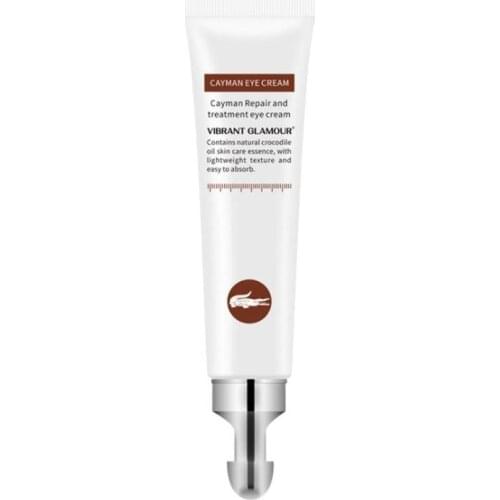 VIBRANT GLAMOUR Hyaluronic Acid Remover Dark Circles Eye Cream Anti-wrinkle Eye Serum Crocodile Against Puffiness Essence 20g