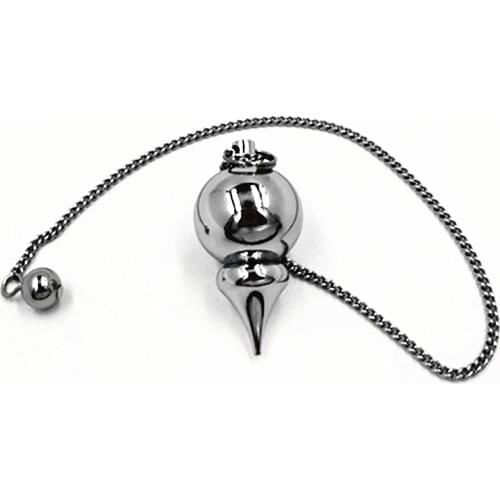 Metal Charm Jewel Pendulum For Dowsing Divination Reiki Healing Spiritual Wicca Women Men Amulet Screw Shape Pendule Radiestesia