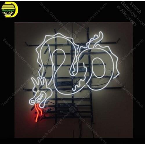 CUSTOM Dragon neon sign Handcrafted Light Bar Beer Pub Club signs shop Business Signboard diet buffet food diner flashing lamps