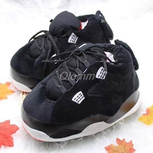 2021 New One Size 36-45 Basketball Slipper Winter Slippers Women Sneaker Home Men/Women House Floor Sliders Funny Indoor Slides