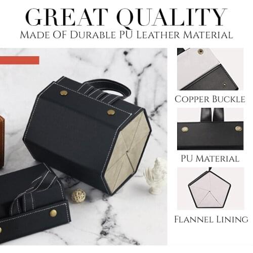 Glasses Case Cover PU Leather 2/3/4/5/6 Pairs of Sunglasses Holder Box Eyeglasses Storage Box B99