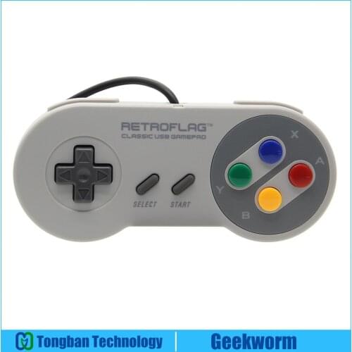 Original Retroflag SUPERPi / NESPi Game Controller, No Driver 12 Keys USB Handle Gamepad for Raspbian / WINDOWS / MAC / Linux