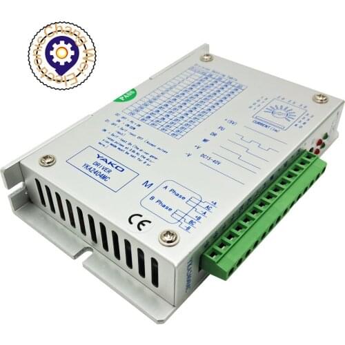 Original YAKO Stepper motor driver YKA2404MC with phase current below 4.0A,voltage range:DC12-40V,form 0.1A/phase to4.0A/phase