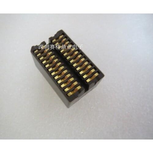 Original YAMAICHI 24P double row aging IC Test Seat IC59-2403-1 Burning Programme QFP100 Socket Adapter 1.778MM