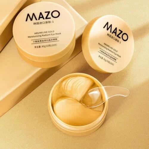 Hexapeptide Eye Mask Patches Under Eye Anti Age Wrinkle Moisturizing Skincare Sodium Circles Removal Dark Female Hyaluronat F9F2