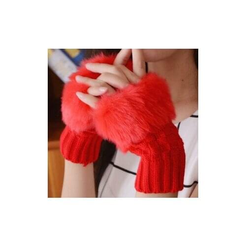 Winter gloves women guantes keep warm soft warm mitten touch screen lady free shipping