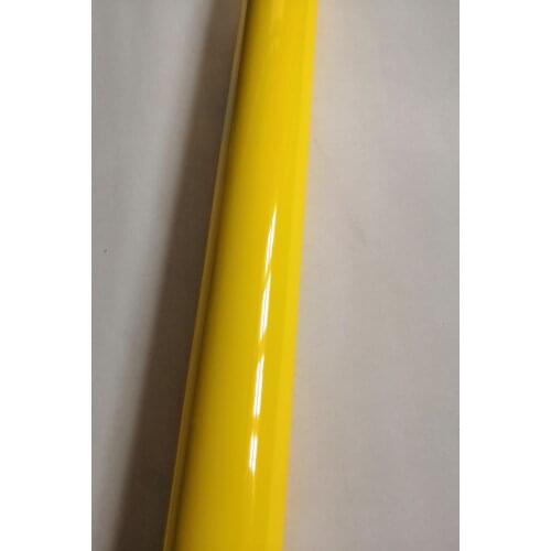 Yellow color pigment foil X003 hot stamping on paper or plastic 64cm x 120m