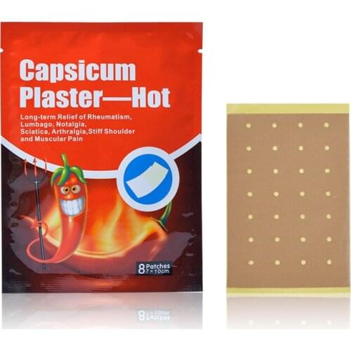 88 pcs Capsicum Plaster Hot Muscle Fatigue Neck Pain Backache Shoulder Joint Pain Patch Body Massage medical Porous Chilli Patch