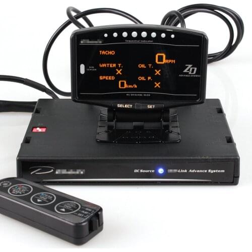 Video Show) Full Kit Sports Package 10 in 1 BF CR C2 DEFI Advance ZD Link Meter Digital Auto Gauge With Electronic Sensors