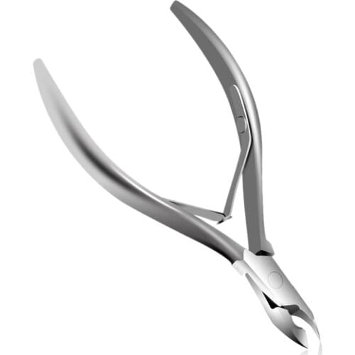 Professional Stainless Steel Cuticle Trimmer - Nail Nipper With Double Spring - Perfect Nail Care Tool For Manicure & Pedicure A