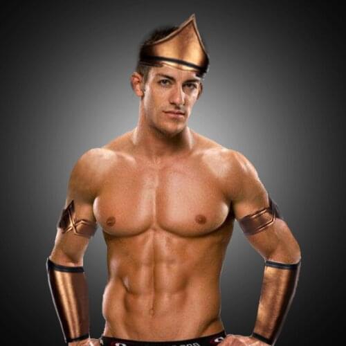 PTYGO 2020 New Cosplay props Medieval Warrior Retro Viking Mens Crown Armguard and Bracers Set