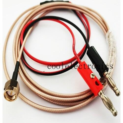 SMA Male to Dual 4mm Banana Plug Connector RG316 Pigtail Cable 30/50cm 1/2/3/5/10m