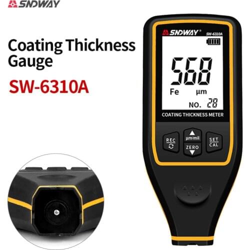 SNDWAY Digital Coating Thickness Gauge Coating Film Tester Thickness Gauge SW-6310A