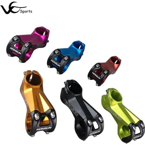 Bicycle handlebar stem ahead 31.8mm 80mm MTB stem Al-alloy CNC ultralight 170g mountain bike stem riser vtt DH/AM/XC honsun