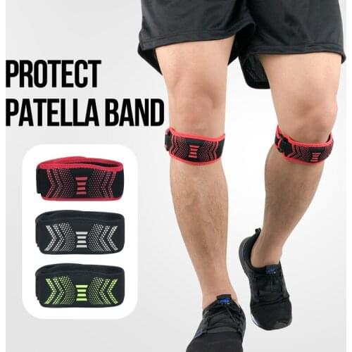 1Pair Elastic Pressurized Patella Band Narrow Knee Pads Keep Patella Movement In Correct Position Reduce Collision With Meniscus