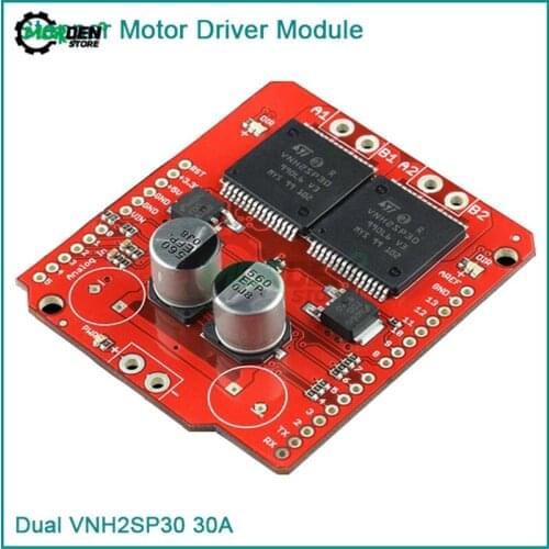2-Channel 2CH Motor Shield VNH2SP30 Stepper Motor Driver Module High Current 30A for Arduino