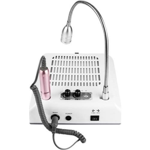 3 IN 1 Nail Vacuum Cleaner 80W Dust Collector for Dental Laboratory Strong Vacuum Cleaner Desktop