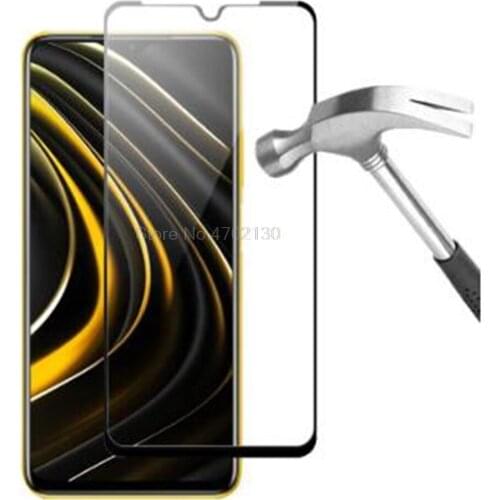 3D Full Cover For Xiaomi Poco M3 Tempered Glass For Xiomi Pocophone M3 F3 X3 Pro X3 NFC Pocom3 Glass Screen Protector