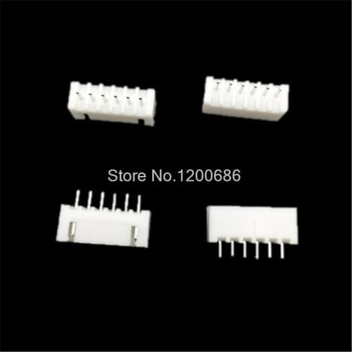100 piece XH 2.54 6-Pin Connector plug Male connector