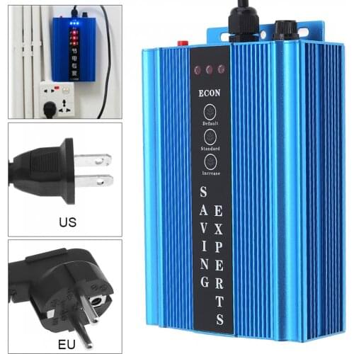 68KW 90-250V Intelligent Electricity Saving Box with LED Indicator Light Energy Saving Device Electricity Bill Killer Up to 35