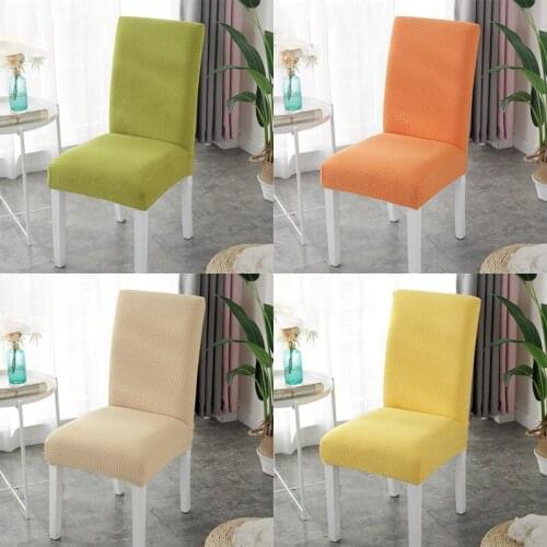 Polar Fleece Fabric elastic removable chair cover elastic anti-dirty wedding restaurant meeting chair cover dining table cover