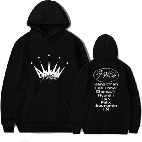 Kpop StrayKids album ALL IN men hoodies sweatshirt printing pullover casual jacket sportwear top