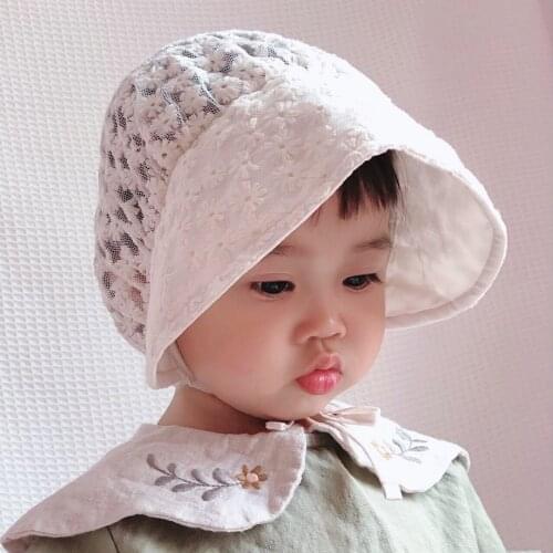 Summer Baby Beanie Cotton for Sun Photo Shoot Accessories Breathable Baby Hats Girls Czapki Dla Dzieci Baby Baseball Cap AC50MZ