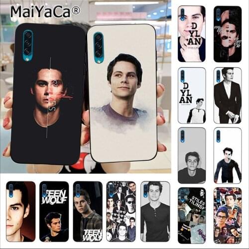 MaiYaCa Dylan O'Brien Teen Wolf cool DIY Luxury phone Case for Samsung A10 20s 71 51 10s 20 40 50 70 A9 2018