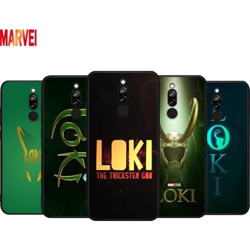 Fashion Marvel Loki Cool For Xiaomi Redmi 9i 9T 9A 9C 9 8A 8 GO 7 7A S2 Y2 6 6A 5 5A 4X Prime Pro Plus Black Phone Case Cover