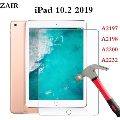 Glass For Apple iPad 10.2 2019 Screen Protector 9H Tempered Glass for iPad 7 7th Gen A2197 A2198 A2200 A2232 Protective Film