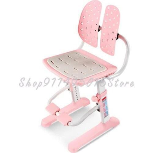Childrens Chair Lift Student Home Study Chair Adjustable Writing Chair Sitting Posture Correction Seat Learning Stool