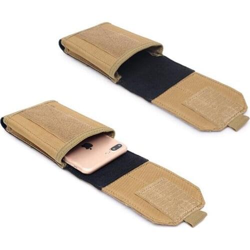 Tactical MOLLE Holster Cover Case Mobile Phone Belt Pouch EDC Pouch Belt Loops Waist Bag for iPhone 11 Pro Max/X/8P
