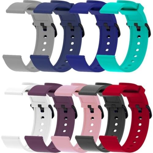 Wearable Devices Silicone Sport Strap For Xiaomi Huami Amazfit Bip Smart Watch 20MM Replacement Band Bracelet Smart Accessories