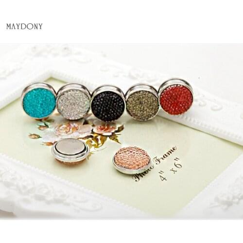 XT34 fashion headwear scarf magnet brooch Gypsophila hijab clips